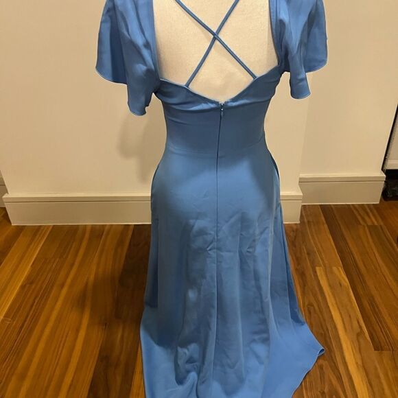 Reiss Eleni flutter sleeve dress size 2 - Picture 10 of 16